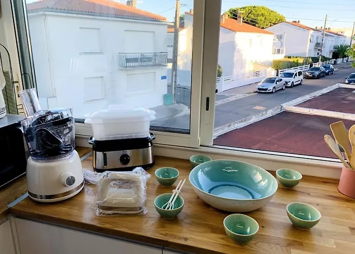 L'etoile Des Sables - Maison De Climatisee Classee 4 Etoiles - 4 Personnes - De La Grande Conche A 200m - アパート *